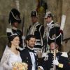 Mariage du prince Carl Philip de Suède et Sofia Hellqvist à la chapelle du palais royal de Stockholm. Le 13 juin 2015