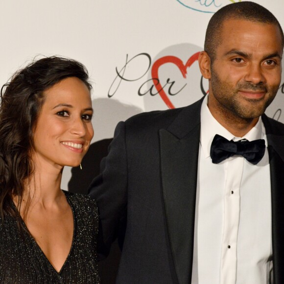 Exclusif - Tony Parker (président du festival Lyon gagne avec ses femmes) et sa femme Axelle Francine - Soirée "Par Coeur Gala" à l'Abbaye de Collonges à Lyon, France, le 14 septembre 2018. © Romain Doucelin/Bestimage