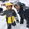 Tony Parker avec son fils Josh. Photo publiée sur Instagram en février 2018.