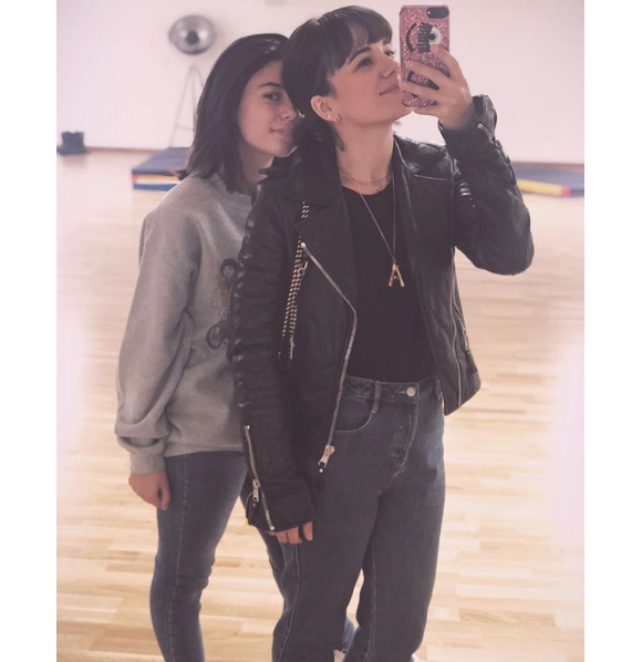 Alizée et sa fille Annily (13 ans), le 31 octobre 2018.