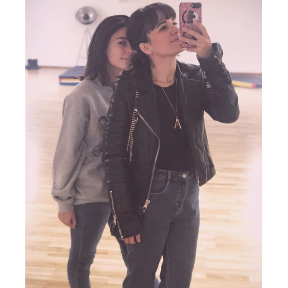 Alizée et sa fille Annily (13 ans), le 31 octobre 2018.