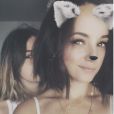 Alizée dévoile pour la première fos le vsiage de sa fille Annily, 12 ans, sur Instagram le 23 juin 2017.