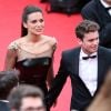 Marine Lorphelin et Bastian Baker - Montée des marches du film "Grace de Monaco" pour l'ouverture du 67 ème Festival du film de Cannes – Cannes le 14 mai 2014