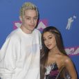 Pete Davidson et Ariana Grande - Photocall des MTV Video Music Awards 2018 au Radio City Music Hall à New York, le 20 août 2018.