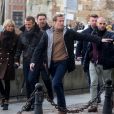 Le président de la République française Emmanuel Macron et sa femme la Première Dame Brigitte Macron en week-end de 3 jours à Honfleur le 1er novembre 2018.