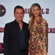 Josh Brolin et sa femme Kathryn Boyd à la projection du film 'Deadpool 2' au AMC Loews Lincoln Square à New York, le 14 mai 2018