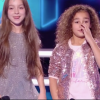 Ilona, Lina et Irma dans "The Voice Kids 5" sur TF1, le 16 novembre 2018.