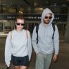 Exclusif - Scott Disick et sa compagne Sofia Richie arrivent à l'aéroport de LAX à Los Angeles, le 4 novembre 2018