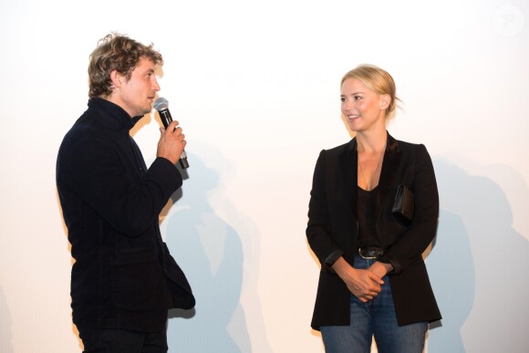 Exclusif - Virginie Efira et Niels Schneider lors de la présentation du film "Un amour impossible" lors de la 33ème edition du festival du film francophone à Namur en Belgique le 29 septembre 2018.