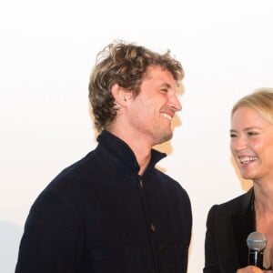 Exclusif - Virginie Efira et Niels Schneider lors de la présentation du film "Un amour impossible" lors de la 33ème edition du festival du film francophone à Namur en Belgique le 29 septembre 2018.