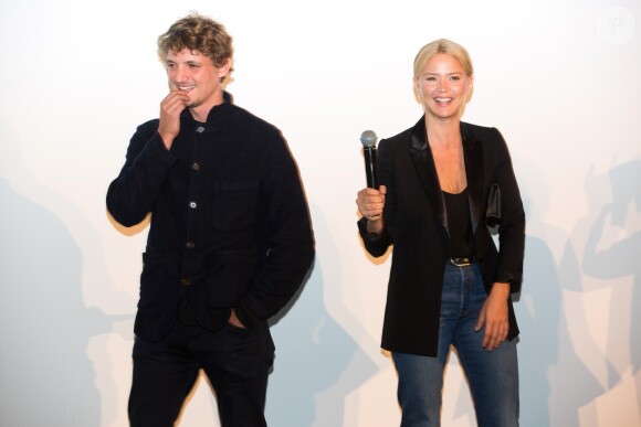 Exclusif - Virginie Efira et Niels Schneider lors de la présentation du film "Un amour impossible" lors de la 33ème edition du festival du film francophone à Namur en Belgique le 29 septembre 2018.