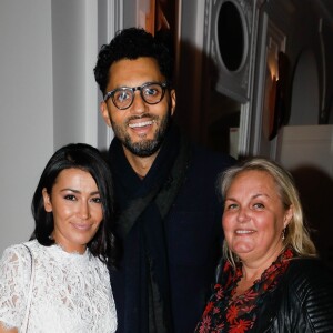 Karima Charni, Tony Saint Laurent et Valérie Damidot - Soirée de lancement du livre "Toujours y croire" de Miss France et Miss Univers 2016 I.Mittenaere à l'hôtel Vernet à Paris, France, le 6 novembre 2018. © CVS/Bestimage