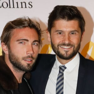 Christophe Beaugrand et son mari Ghislain Gerin - Soirée de lancement du livre "Toujours y croire" de Miss France et Miss Univers 2016 I.Mittenaere à l'hôtel Vernet à Paris, France, le 6 novembre 2018. © CVS/Bestimage