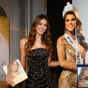 Iris Mittenaere (Miss France, Miss Univers 2016 et Danse avec les Stars 2018) - Soirée de lancement du livre "Toujours y croire" de Miss France et Miss Univers 2016 I.Mittenaere à l'hôtel Vernet à Paris, France, le 6 novembre 2018. © CVS/Bestimage