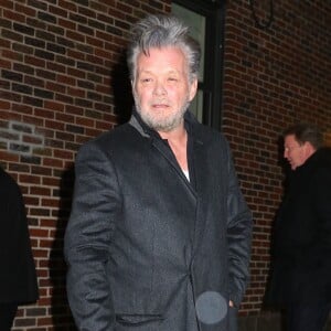 Meg Ryan avec son compagnon John Mellencamp sont allés dîner au restaurant aprés être allés à l'émission 'The Stephen Colbert Show' à New York le 1er février 2018.