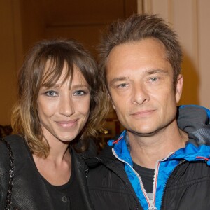 Exclusif - Laura Smet et David Hallyday - People au Theatre de Paris pour les 70 ans de Johnny Hallyday. Le 15 juin 2013