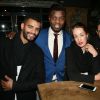 Exclusif - Brahim Zaibat, Jean-Barthèlèmy Bokassa, Juliette Besson, Grègory Bakian - Soirée d'ouverture du restaurant Dad's Den à Paris le 8 novembre 2018.