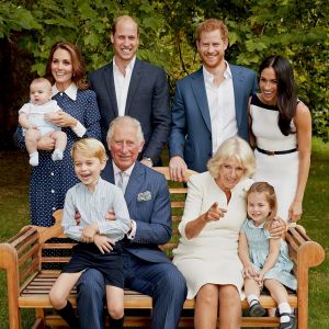 Photo de famille pour les 70 ans du prince Charles, prince de Galles, dans le jardin de Clarence House à Londres, Royaume Uni, le 14 novembre 2018.