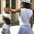 Sonia Rolland et sa fille Tess à Paris - Instagram, 1 juillet 2018