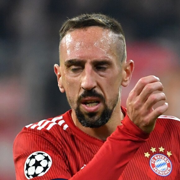 Franck Ribéry lors du match Bayern de Munich - AEK Athènes à Munich le 7 novembre 2018.