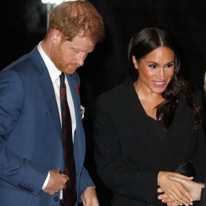 Meghan Markle (enceinte), duchesse de Sussex et le prince Harry, duc de Sussex - La famille royale d'Angleterre au Royal Albert Hall pour le concert commémoratif "Royal British Legion Festival of Remembrance" à Londres. Le 10 novembre 2018