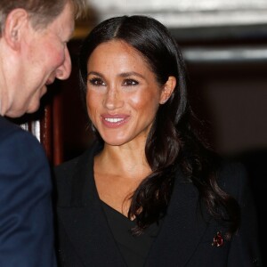 Meghan Markle (enceinte), duchesse de Sussex - La famille royale d'Angleterre au Royal Albert Hall pour le concert commémoratif "Royal British Legion Festival of Remembrance" à Londres. Le 10 novembre 2018