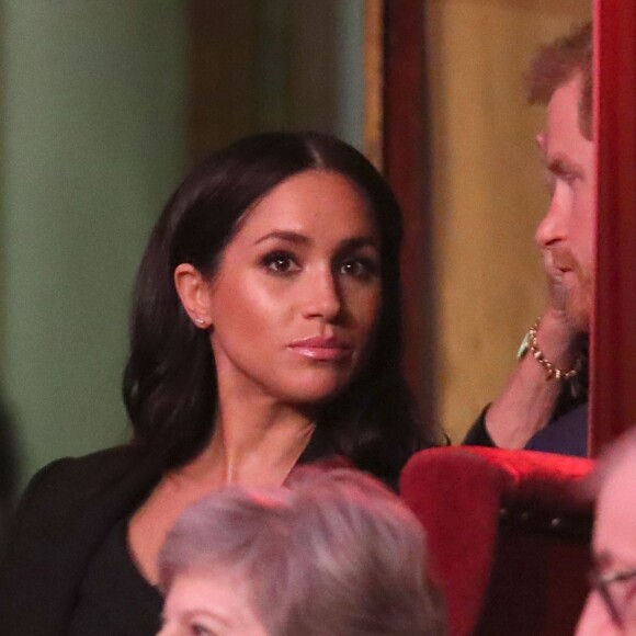 Meghan Markle (enceinte), duchesse de Sussex et le prince Harry, duc de Sussex - La famille royale d'Angleterre au Royal Albert Hall pour le concert commémoratif "Royal British Legion Festival of Remembrance" à Londres. Le 10 novembre 2018