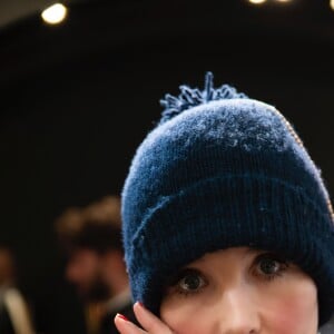 Isabelle Adjani lors de l'événement A Museum Hotel of Japan Beauty célébrant à Paris le 90e anniversaire de l'hôtel Gajoen Tokyo, le 15 novembre 2018 à la Secret Gallery, rue de Varenne.