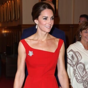 Le prince William et Catherine Kate Middleton, la duchesse de Cambridge assistent à la "Black Rod Ceremony" à la "Government House" à Victoria, dans le cadre de leur voyage officiel au Canada 26 september 2016.