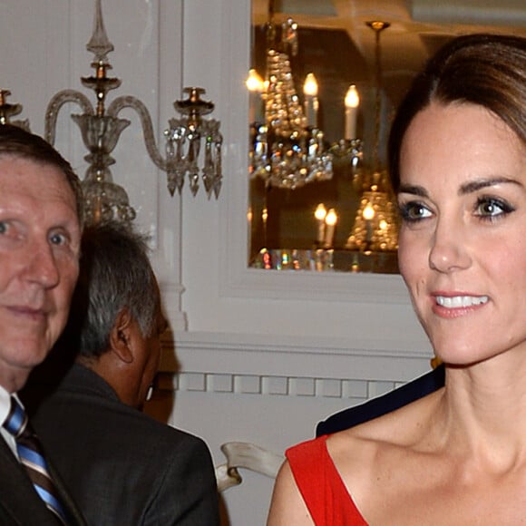 Le prince William et Catherine Kate Middleton, la duchesse de Cambridge lors d'une réception à la "Government House" à Victoria, dans le cadre de leur voyage officiel au Canada, le 26 septembre 2016.