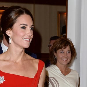 Le prince William et Catherine Kate Middleton, la duchesse de Cambridge lors d'une réception à la "Government House" à Victoria, dans le cadre de leur voyage officiel au Canada, le 26 septembre 2016.