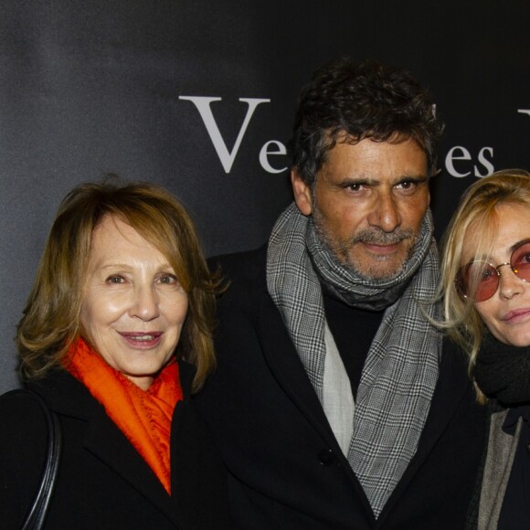 Nathalie Baye, Pascal Elbé et Emmanuelle Béart - 158ème vente aux enchères des vins des Hospices de Beaune, le 18 novembre 2018. © Pierre Perusseau/Bestimage