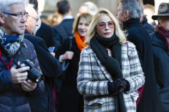 Emmanuelle Béart - 158ème vente aux enchères des vins des Hospices de Beaune, le 18 novembre 2018. © Pierre Perusseau/Bestimage