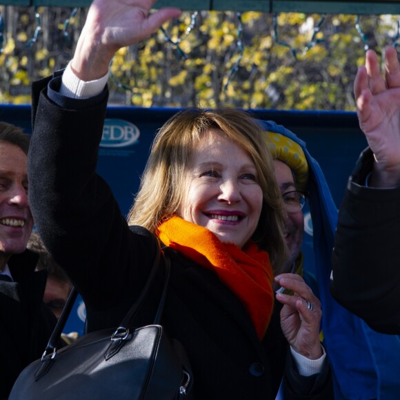 Nathalie Baye - 158ème vente aux enchères des vins des Hospices de Beaune, le 18 novembre 2018. © Pierre Perusseau/Bestimage