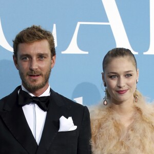 Pierre Casiraghi et sa femme Beatrice Borromeo lors de la 2ème édition du "Monte-Carlo Gala for the Global Ocean" à l'opéra de Monte-Carlo à Monaco, le 26 septembre 2018. © Jean-François Ottonello/Nice Matin/Bestimage