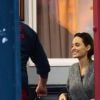 Exclusif - Angelina Jolie assiste, très souriante, à un cours de karaté de Vivienne à Los Angeles, le 19 novembre 2018