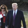 Donald et Melania Trump quittent la Maison-Blanche pour se rendre en Floride pour les fêtes de Thanksgiving, le 20 novembre 2018.