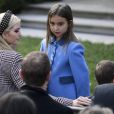 Ivanka Trump et sa fille Arabella Rose Kushner assistent au lancement des festivités de Thanksgiving à la Maison-Blanche, le 20 novembre 2018.
