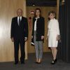 La reine Letizia d'Espagne lors du 10e anniversaire des Prix de l'intégration BBVA, le 22 novembre 2018 au siège de l'organisme bancaire à Madrid.