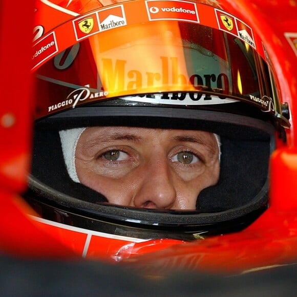 Michael Schumacher lors du Grand Prix de Formule 1 d'Australie a Melbourne. Le 2 mars 2003.