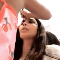 Kim Kardashian : Sa fille North la maquille, le résultat est surprenant !