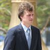 Exclusif - Conrad Hilton arrive au tribunal à Los Angeles avec ses parents Kathy et Rick Hilton, le 16 juin 2015.