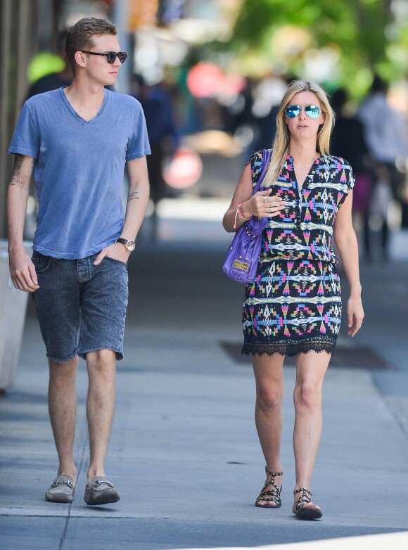 Nicky Hilton et son frère Conrad dans les rues de New York, le 5 juin 2013.