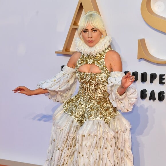 Lady Gaga à la première de "A Star Is Born" au cinéma Vue West End à Leicester Square. Londres, le 27 septembre 2018.
