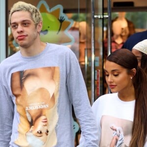 Exclusif - Ariana Grande et Pete Davidson à New York, le 21 août 2018.