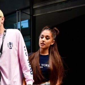 Ariana Grande et Pete Davidson se rendent au concert Amazon Music Unboxing Prime Day à New York, le 11 juillet 2018