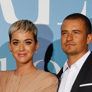 Orlando Bloom et sa compagne Katy Perry lors de la 2ème édition du "Monte-Carlo Gala for the Global Ocean" à l'opéra de Monte-Carlo à Monaco, le 26 septembre 2018. © Bruno Bébert/Bestimage