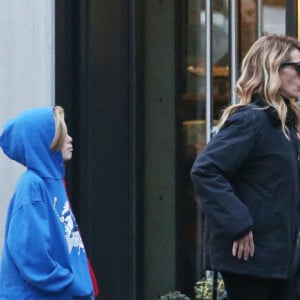 Exclusif - Julia Roberts se balade à New York avec ses enfants le 3 décembre 2018.