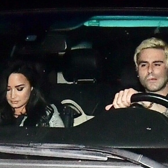Exclusif- Demi Lovato est allée diner avec Henry Levy au restaurant Matsuhisa à Beverly Hills, le 4 novembre 2018.