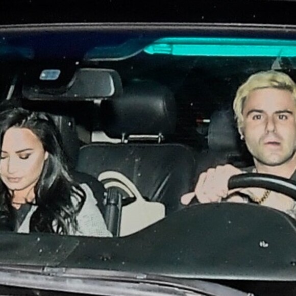 Exclusif - Demi Lovato est allée diner avec Henry Levy au restaurant Matsuhisa à Beverly Hills, le 4 novembre 2018.